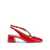 A.BOCCA A.Bocca Slingback 'Two For Love' With Heart-Shaped Vamp RED