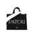Patou PATOU Small tote bag with logo BLACK