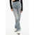Khaite High-Waist Danielle Jeans With Side Studs 21Cm Blue