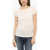 Woolrich Solid Color Boat Neck T-Shirt Pink