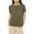 Woolrich Solid Color Crew-Neck T-Shirt Green