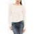 Woolrich 3/4 Sleeve Lightweight Linen T-Shirt Pink