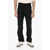 032c Lightweight Cotton Pants With Zip Detail Black