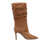 Via Roma 15 Curled brown boot Brown