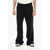 032c Solid Color Sweat Pants With Elastic Waistband Black