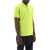 Moncler Polo Shirt With Branded Button ACID YELLOW