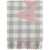 Acne Studios "Checked Scarf With Logo Pattern" GREY PINK