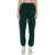 SPORTY&RICH Jogging Pants With Logo GREEN