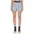 Marni Bermuda Shorts With Stripe Pattern AZURE