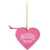 Ganni "Funny Heart" Coin Purse FUCHSIA