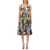 Dolce & Gabbana Bustier Midi Dress MULTICOLOUR