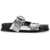 Jil Sander Leather Sandal With Buckle SILVER