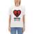 MOSCHINO JEANS T-Shirt With Logo WHITE