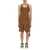 Rick Owens Cotton Tank Top BROWN