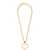 Moschino Chain Heart Necklace GOLD