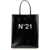 N°21 Small Vertical Shopper Bag BLACK