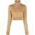 Palm Angels PALM ANGELS Cropped high neck sweater CAMEL