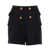 Balmain Black shorts with buttons Blue