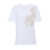 Ermanno Scervino White emroidery t-shirt White