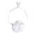 Dou-Uod White collar with flower White
