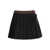 Fendi Gabardine black skirt Black  
