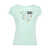 Elisabetta Franchi Green mint t-shirt with prints Light Blue