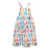 Stella McCartney Long dress with colorful pattern White