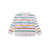 Stella McCartney Striped colorful sweatshirt White