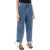 Isabel Marant Ivy Cargo Pants In Washed Effect Canvas Fabric BLUE