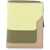 Marni Multicolored Saffiano Leather Bi-Fold Wallet VANILLA OLIVE SOFT BEIGE