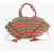 MADE FOR A WOMAN Raffia Hand Bag With Tassels Multicolor