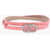 Fendi Solid Color Analog Watch With Double-Wrap Leather Strap Pink