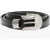 KATE CATE Soft Leather Thin Kim Belt With Silver-Tone Buckle 20Mm Black