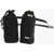 Salvatore Ferragamo Adjustable Bottle Holder Belt With Leather Trims Black
