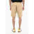 Woolrich Solid Color Shorts With Elastic Waistband Beige