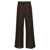 MARTINE ROSE Houndstooth trousers Brown
