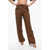 ETRO Straight Fit Wool Pants With Belt Loops Brown