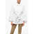P.A.R.O.S.H. Puffed Sleeve Popeline Shirt With Belt White