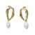 forte_forte Pearl Earrings GREY