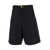 Parajumpers Black Bermuda Shorts with Buckles at Sides in Cotton Blend Man BLACK