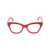 Gucci GUCCI Eyeglasses RED RED TRANSPARENT
