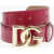 Dolce & Gabbana Patent Leather Belt With Golden Buckle 40Mm Pink