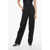 THE ATTICO Straight-Fit Jagger Pants With Front Pleats Black