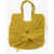 MADE FOR A WOMAN Raffia Kifafa Shoulder Bag With Fringes Yellow