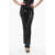 P.A.R.O.S.H. Sequined Pille Flared Pants Black