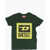 Diesel Red Tag Solid Color Tbudy Crew-Neck T-Shirt With Crackled Lo Green