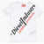 Diesel Red Tag Solid Color Tfilli Crew-Neck T-Shirt With Contrastin White
