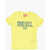 Diesel Red Tag Logo Printed Tleo Crew-Neck T-Shirt Yellow