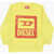 Diesel Red Tag Brushed Cotton Snuf Crew-Neck Sweatshirt Yellow
