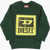 Diesel Red Tag Brushed Cotton Sbudy Crew-Neck Sweatshirt With Crack Green